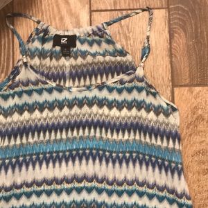 Sheer lightweight tank top